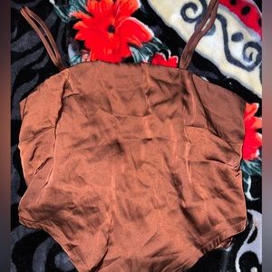 Pacsun silk tight tank top XS